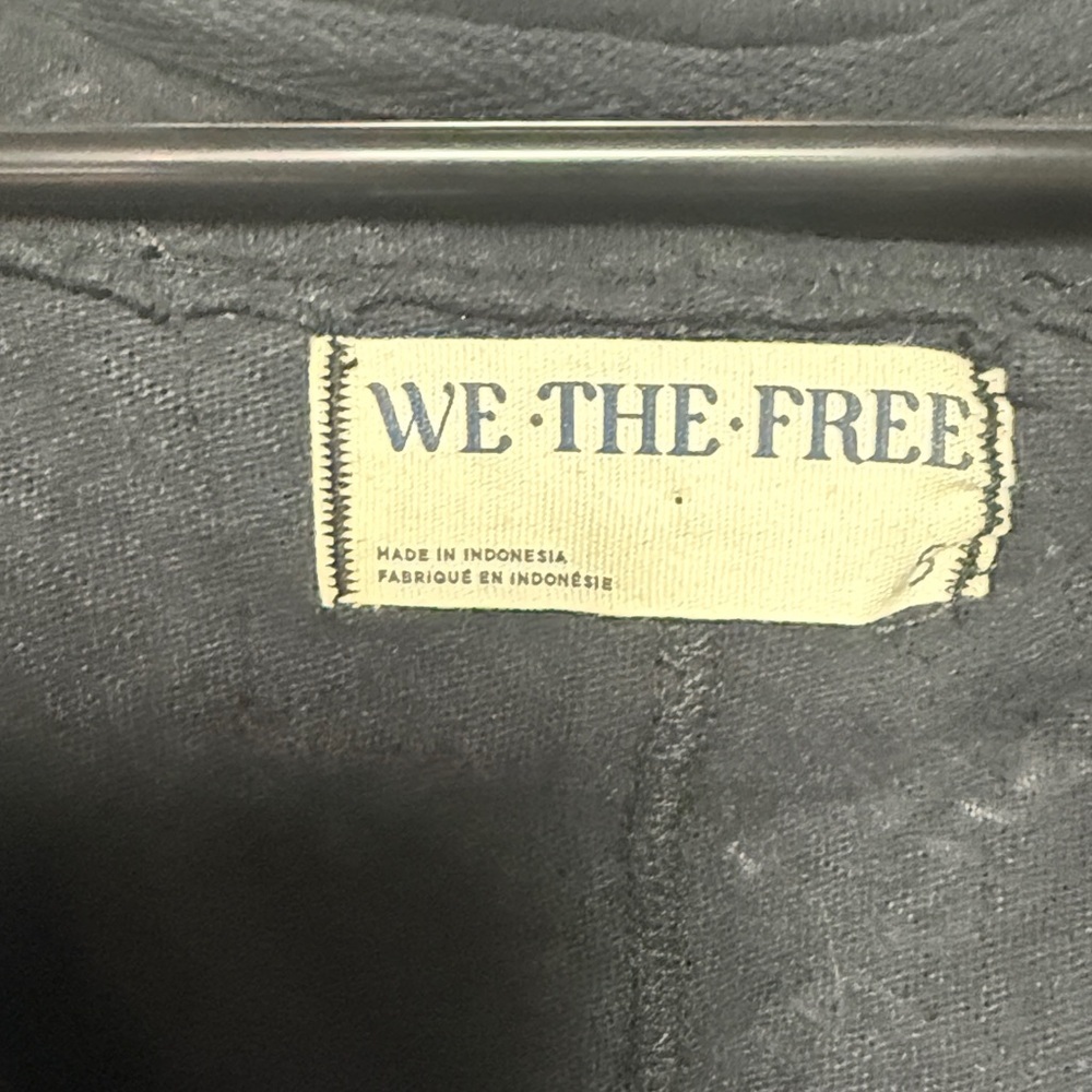 Free People We The after Black Short Sleeve Top - Picture 3 of 6